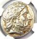 Philip Ii Ar Tetradrachm Zeus Silver Macedon Greek Coin 359-336 Bc Ngc Au