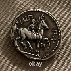 Philip II AR tetradrachm Silver Coin. 359-336 BC. Zeus/Rider. WoW. Superb