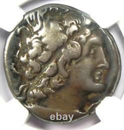 Ptolemaic Ptolemy X AR Tetradrachm Silver Coin 107-88 BC Certified NGC VF