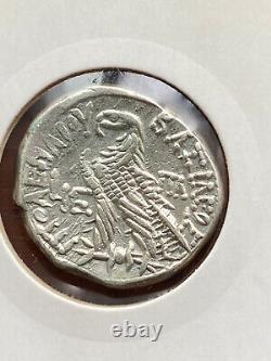 Ptolemaic coin of one of the later Ptolemies minted in Paphos Cyprus tetradrachm