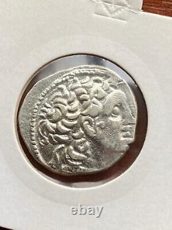 Ptolemaic coin of one of the later Ptolemies minted in Paphos Cyprus tetradrachm