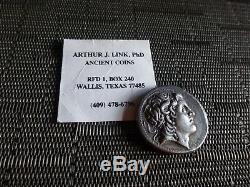 RARE! AR Tetradrachm 297-281 BC Kings of Thrace, Lysimachos Silver Coin 16.64 g