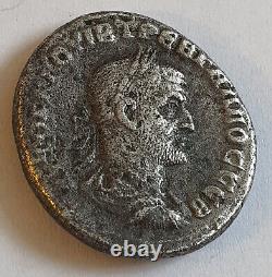 RARE ROMAN SILVER COIN Trebonianus Gallus TETRADRACHM 11.99 g. 26.3 mm