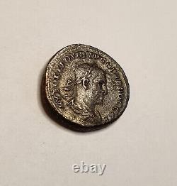 RARE ROMAN SILVER COIN Trebonianus Gallus TETRADRACHM 13.34 g. 27.5 mm