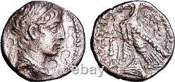 RARE Seleukid Kingdom. Tyre. Demetrios II Nikator 129-125 BC. Didrachm Silver AR