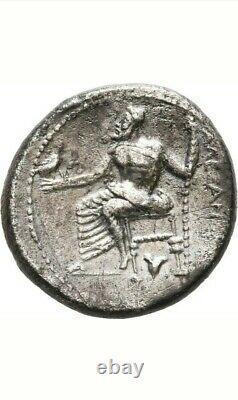 Roi De Macédoine Alexandre III Tetradrachm Argent Grecque 336/323AC