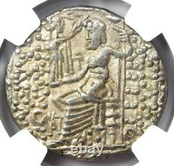 Roman Antioch Philip I Philadelphus AR Tetradrachm 47-13 BC Certified NGC XF