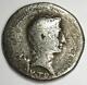 Roman Augustus Ar Cistophorus Tetradrachm Silver Coin 19-18 Bc Fine