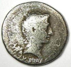 Roman Augustus AR Cistophorus Tetradrachm Silver Coin 19-18 BC Fine