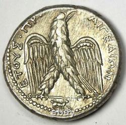 Roman Cilicia Aegeae Hadrian AR Tetradrachm Silver Coin 117-138 AD VF / XF