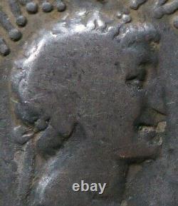 Roman Provincial ar Silver Cistophoric Tetradrachm Coin of Mark Antony & Octavia
