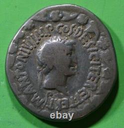 Roman Provincial ar Silver Cistophoric Tetradrachm Coin of Mark Antony & Octavia