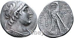 SELEUCID KINGDOM Antiochus VII Antiochos Euergetes Silver Tetradrachm NGC CH VF