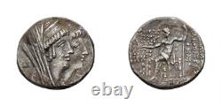 SELEUKID EMPIRE. Kleopatra Thea & Antiochos VIII. 125-121 BC. AR Tetradrachm 30