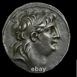 SELEUKID KINGDOM ANTIOCHOS/ANTIOCHUS VII 138-129 BC Silver Tetradrachm Coin