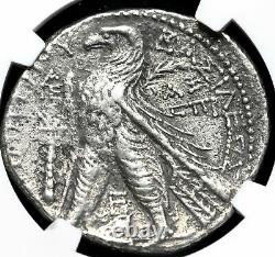 SELEUKID KINGDOM. Demetrius II, 129-125 B. C. Silver Tetradrachm, NGC VF
