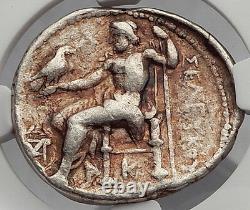 SELEUKOS I Nikator SELEUKID Ancient Silver Greek Tetradrachm Coin NGC i59985