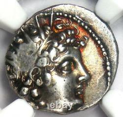 Seleucid Antiochus VI Infant King AR Drachm Coin 144-142 BC Certified NGC XF