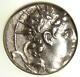 Seleucid Antiochus Vi Infant King Ar Drachm Coin 145-142 Bc Certified Ngc Au