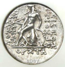 Seleucid Antiochus VI Infant King AR Drachm Coin 145-142 BC Certified NGC AU