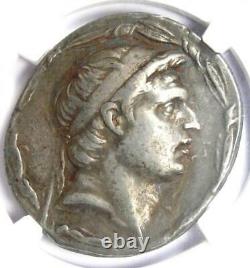 Seleucid Demetrius I AR Tetradrachm Silver Coin 162-150 BC NGC Choice VF