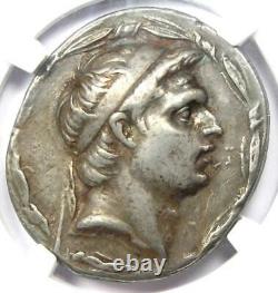 Seleucid Demetrius I AR Tetradrachm Silver Coin 162-150 BC NGC Choice VF
