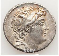 Seleucid Kingdom Demetrius II Nicator second reign 129-25 BC AR tetradrachma XF