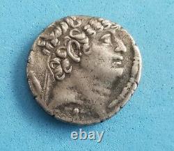 Seleucid Kingdom, Silver Tetradrachm Philip Philodelphos Athena VF #321