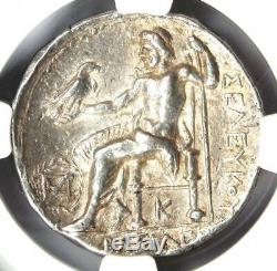 Seleucus I Alexander the Great III AR Tetradrachm 312-281 BC NGC Choice VF