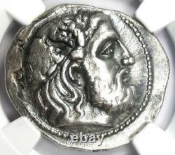 Seleucus I Zeus and Elephant AR Tetradrachm 312-281 BC Certified NGC Choice VF