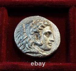 Seleukos I. Babylon AR Tetradrachm BC. Herakles Zeus Aetophoros