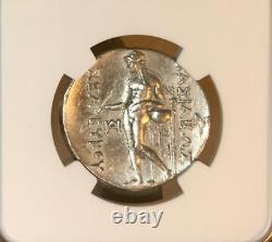 Shining H? MP Greek Fine Style 246-225 BC Seleucus II Silver Tetradrachm NGC AU