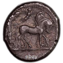 Sicily, Coin, Greek, Tetradrachm, Syracuse, Silver, Pedigree 25 october 1955