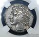 Sicily Leontini 450-420bc Silver Tetradrachm Ngc Ms Ancient Greece Apollo Lion