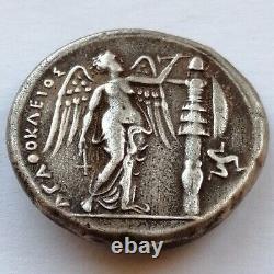 Sicily Syracuse, Uncertain AR Tetradrachm Goddess Persephone Circa 310-305 BC