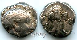 Silver owl tetradrachm, Athens, Attica, ca. 393-350 BC, Ancient Greece