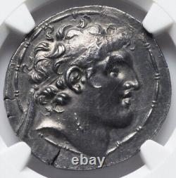 TETRADRACHM, NGC AU Seleucid Kingdom Alexander I Balas 152-145 BC, Silver Coin