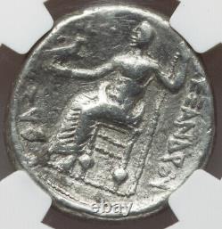 TetraDrachm NGC FINE Alexander the Great III 336-323 Kingdom Macedon Silver Coin