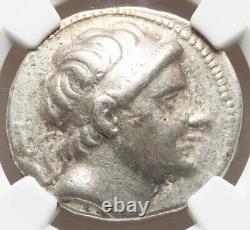 Tetradrachm NGC Ch F Seleucid Kingdom Antiochus III Great 222-187 BC Silver Coin