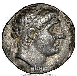 Tetradrachm NGC Ch F Seleucid Kingdom Antiochus I 281-261 BC LARGE Silver Coin