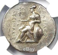 Thrace Alexander the Great Lysimachus AR Tetradrachm Coin 305 BC NGC Choice VF