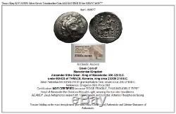 Thrace King KAVAROS Silver Greek Tetradrachm Coin ALEXANDER III the GREAT i60677