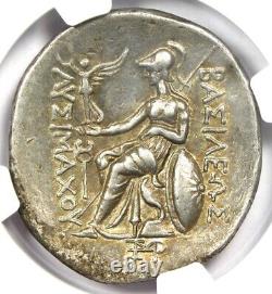 Thrace Lysimachus AR Tetradrachm Lysimachos Coin 305-281 BC NGC Choice XF