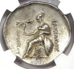 Thrace Lysimachus AR Tetradrachm Lysimachos Coin 305-281 BC NGC Choice XF