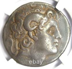 Thrace Lysimachus Alexander AR Tetradrachm Lysimachos Coin 305 BC NGC Ch Fine