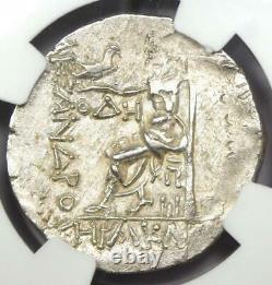 Thrace Odessus Alexander AR Tetradrachm Coin 125-70 BC Certified NGC MS (UNC)