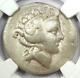 Thrace Thasos Ar Tetradrachm Silver Greek Coin (100 Bc) Certified Ngc Vg