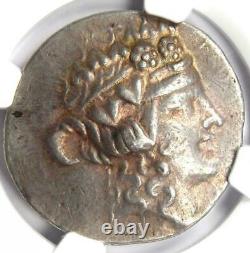 Thrace Thasos AR Tetradrachm Silver Greek Coin (100 BC) Certified NGC XF (EF)