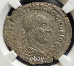 Trajan Decius AD 249-251 Roman Empire Antioch BI Tetradrachm Silver Coin, NGC XF