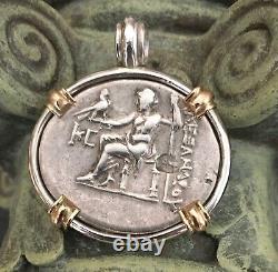 Treasure Coin Pendant Authentic Ancient Greek Alexander the Great Artifact
